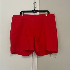 Westbound Woman shorts. Park Avenue Fit. Size 22W. Red. 7” inseam. Like new.